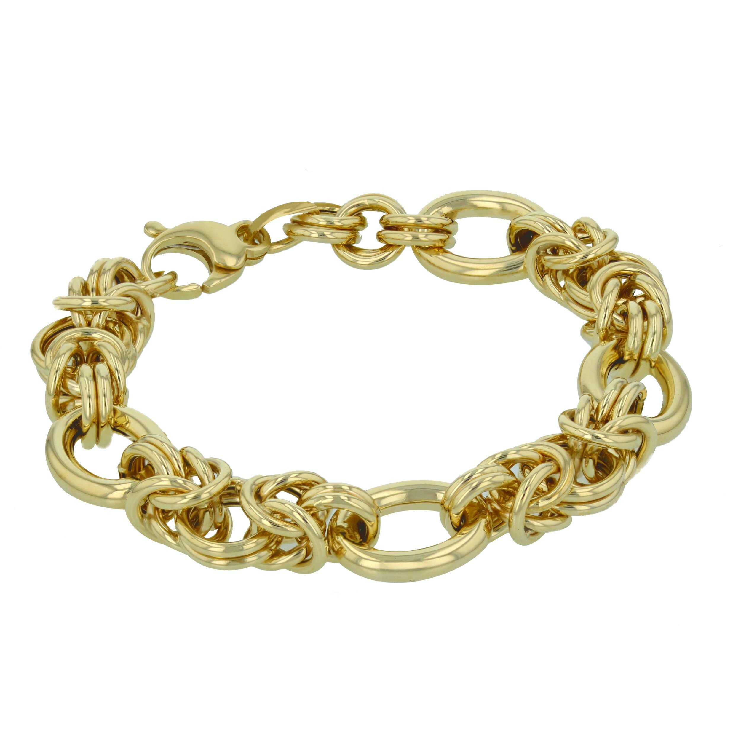 14K Gold Fancy Link Bracelet. $1795. 